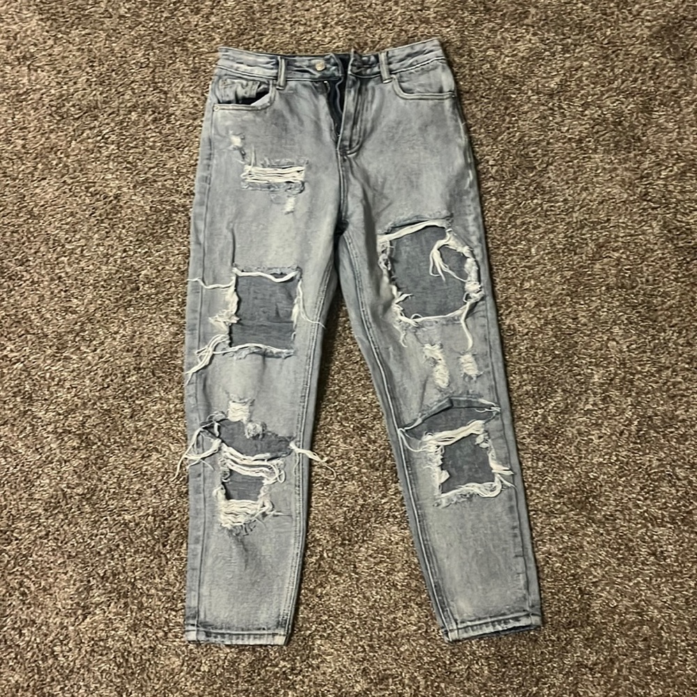 White Fox Distressed Jeans